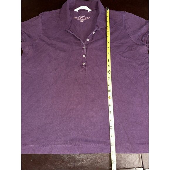 H&M L.O.G.G. Womens Purple Polo Shirt XL Cotton Casual - Picture 7 of 7